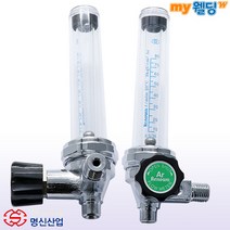 명신산업 레귤레이터 플로우미터 알곤유량계 MS-FA80 (80L), 1개