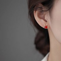 2023 계묘 토끼해 럭키토끼 이어링 재물운을 가져주는 레드 토끼 악세사리 데일리 귀걸이 기운상승 토끼띠 마스코트 본명년 새해맞이 센스있는 선물