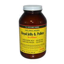 Y.S. Eco Bee Farms 로열젤리 및 꽃가루 폴렌 680g(24.0oz)