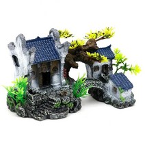 어항 인공조경 수족관 조형물 조각상 인테리어 소품, 20cmX9.5cmX15cm