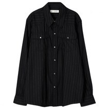 OUR LEGACY 아워레가시 FRONTIER SHIRT Black Chalk (M4232NBC) (프런티어 셔츠)