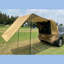 꼬리텐트 카쉘터 차량도킹텐트 차박 트렁크 캠핑 모하비 XM3, 블랙