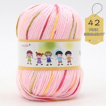뜨개도안 50g 원사 유아 실크 핸드 니트 코튼 크로 셰 132 미터 베이비 블랙 스웨터 Hilos Para Tejer, [39] 1pc 42