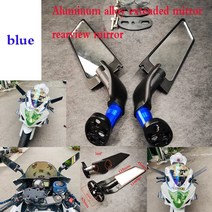 2PCS 오토바이 미러 수정 된 바람 날개 혼다 CBR250R cbr650r에 대 한 가변 회전 백, 4D