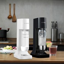 탄산수 제조기 소다 메이커 탄산 주입기 카페 전용, T12 핑크 가스통1 스테인리스 물병 2