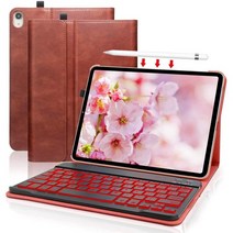 일본직발송 3. TOPLIFE IPAD 10.9 키보드 커버 펜슬 충전 대응 2020 IPAD AIR4 10.9 인치 키보드 케이스 P, One Size, One Color