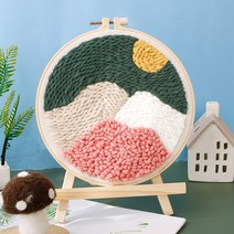 마술도구실플로랄 패턴 스타터 키트와 DIY 펀치 바늘 자수 키트 매직 터프팅 세트 뜨개질을 위한 파킹 크, 07 CCX97