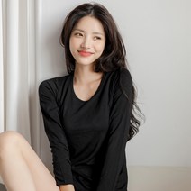 마성의 노브라 캡내장 티셔츠