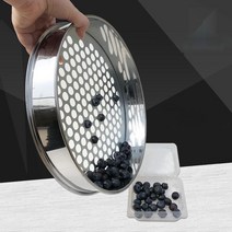 블루베리선별기 스테인레스 등급선별체 최소8mm직경 최대22mm, 단일사이즈, 조리개 21mm