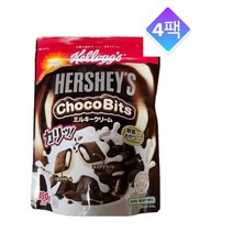 Kellogg 허쉬 초콜릿 밀크 크림 초코비트 시리얼 간식 아침식사 180g 4 팩