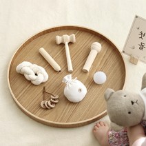 원목 돌잡이용품 7종 돌잡이 셀프돌상, 원목돌잡이용품7종+진짜청진기