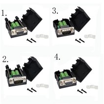 D-SUB 케이블2M D-SUB 케이블 1pcs DB9 직렬 COM 전송 무료 납땜 터미널 RS232 암 커넥터 D-SUB 9PIN male RS232/rs485/422 DIY, 3. MALE
