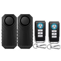 자전거도난경보기 도난방지 가성비좋은 경보기 Elecpow-자전거 도난 경보 원격 제어 방수 전기 자전거 오토, 12 2 Sets Alarm-C