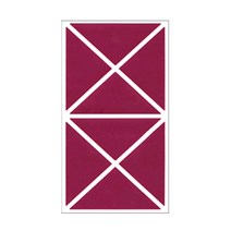 칼라모양스티커 큰세모(65X30) 7매입 보라색 326-1V, 본상품선택, 본상품선택