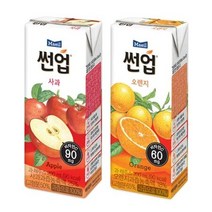 매일 썬업 사과 오렌지 200mlx24팩, 더킹덤 1, 더킹덤 썬업 오렌지 200mlx24, 더킹덤 본상품선택