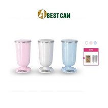 [스텐다드모델/기본밀폐형] [항균리필롤 총30개월분] 세계최초 발명특허 프리미엄 밀폐 인테리어 휴지통 베스트캔, 상세설명 참조, [베베모델/이중덮개형] B200AR2 B(블루)
