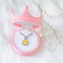 샤이니유 스마일미아방지목걸이 써지컬스틸 케이스증정, 팔찌기본체인, (팔찌)13+3cm, 왕관케이스