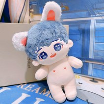 무속성 인형 솜인형 아이돌 만들기 diy 바디 몸통 TNT시대소년단 송 20cm 목화인형 굿즈 손오피스 토끼헌 동종 선물, 02번 20CM(스켈레톤), 06번 귀는 분리 가능 엽서 보내