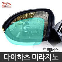 다이하츠 발수코팅필름 자동차커버 방수 사이드미러 습기, 타입_미라지노/트래버스 발수필름