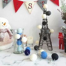 기타 바보사랑[베가]울 캔디 볼 가렌드 4color, 블루믹스