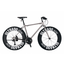 스마트자전거 Active UH (액티브 UH) 하이림 하이브리드 로드형 자전거, 크롬실버