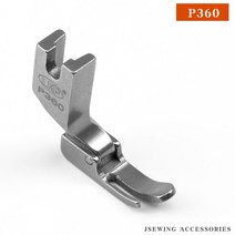P360 P361 산업용 단일 바늘 Lockstitch 재봉틀을위한 지퍼 노루발 JUKI BROTHER Steel Sewing Accessories Parts, [01] P360 Foot