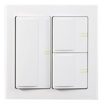 방전기스위치커버 조명 거실전등스위치 중3구1로 형광