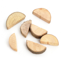 오꿈 천연 나무조각 1kg, 04 반원15mm 약2100입