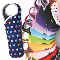 보틀 커버 물통 케이스 음료수 보틀 파우치 텀블러 물병 주머니, flower purple, 1개