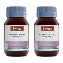 [호주직구] Swisse 스위스 여성용 플로라 프로바이오틱스 30캡슐 2팩 Ultibiotic Womens Flora Probiotic, 1개, 1