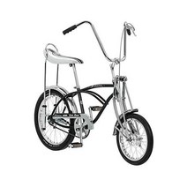 Schwinn 클래식 올드 스쿨 크레이트 아동용 자전거 고층 Ape 핸들바 바나나 시트 1, Classic, Coal