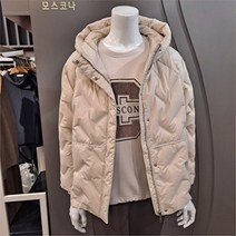 모스코나 SH02 사선무봉제 숏다운 점퍼 MOJD22TG6