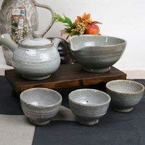귀얄분청 실용적인 3인 다기세트(6p), 단일속성
