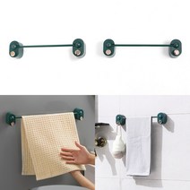 코너 벽면 접착식 수건걸이 30CM 그린 욕실타올걸이 수건걸이교체 수건걸이