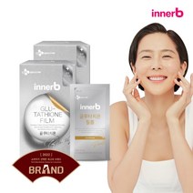 CJ 이너비 글루타치온 필름 2박스 / 2개월분 고순도 효모유래 히알루론산 콜라겐 엘라스틴, 글루타치온 필름 1박스/30포