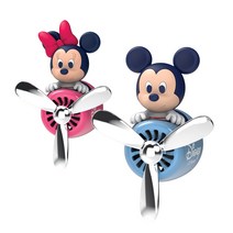 디즈니 프로펠러 차량용 방향제 + 리필용 방향제 5개입 Disney 정품 고급 디퓨저 미키 미니 피규어, 디즈니_미키 + 리필용 방향제 5개