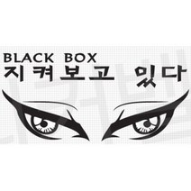 블랙박스 녹화중 스티커 데칼 문구 올뉴렉스턴 싼타페 QM3 더뉴쏘렌토 미니쿠퍼 스포티지R 소나타 티볼리 푸조 벤츠 코나 스파크 봉고3 아반떼 IG NQ5, 블랙, 색상