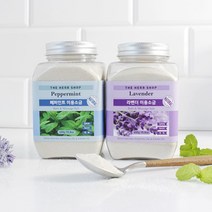 더허브샵 마사지 미용소금 450g 바디 스크럽 각질제거 솔트 미백 입욕제 목욕 모공 아로마 테라피 바디워시 반신욕 사우나 샤워 스파 왁싱 피부 왁싱 대용량, 더허브샵 미용소금 450g 페퍼민트