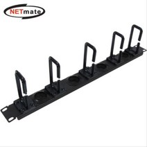 NETmate CYEP 서버랙 케이블 엔트리 판넬(1U 블랙)허브랙 서버랙 방음랙 서버보관랙 허브렉 서버렉, 본상품