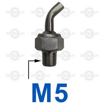 부품 스테인레스 스틸 SS CNC 선반 공구 타워 스프레이 물 냉각 조절 고압 냉각수 노즐, [02] M5, [01] B40, 02 M5_01 B40