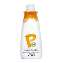 타코 패션후르츠 베이스 2kg 6개1박스 카페 아이스티 에이드 쉐이크 슬러시 프라프치노