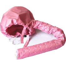 헤어캡 스팀 헤어 드라이어 홈 이발소 오일 캡 살롱 미용 모자 보닛 캡 부착 헤어 케어, 분홍색