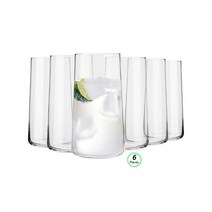 크로스노 벌크행사 아방가드 하이볼 540ML 6P세트 물컵 주스 칵테일잔 크리스탈글라스