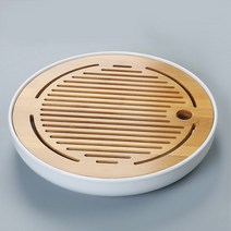 티앤차 다기트레이 차판(25.5cm) 대나무차판