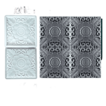 벽돌 틀 몰드 콘크리트 보도블럭 모양 골동품 사각형 정원석 미끄럼방지 바닥타일, 기본선택-화이트