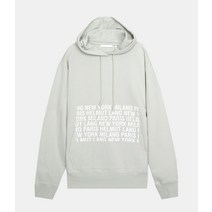 헬무트 랭 22년 09518 박스 로고 후디