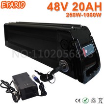 전기자전거 배터리 Silverfish 리튬 48V 22Ah 20Ah 18Ah 15Ah 1000W 리튬 이온 48V 18650 팩, 6.48V15AH 500W2A