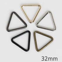 56-050 베이직 삼각링 32mm_5컬러, 실버