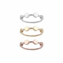 (실버) 레스타드 버튼 반지 [SN:11C20E#730], [W11C20E], [Color_Size]▷Rose gold_11호