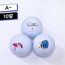 세인트나인 흰색 A-급 10알 로스트볼, 세인트나인_흰색, A-(10알), 10개, 색상:10알_A-급